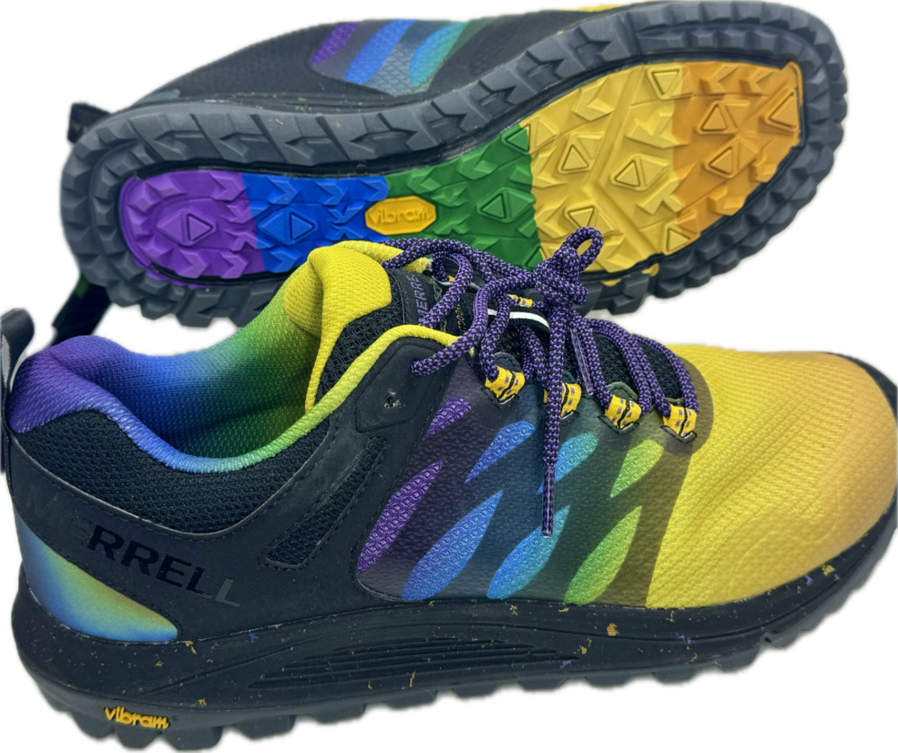 NEW Merrell Nova 2 Outdoors For All US Mens 10 Hiking Shoes - PRIDE '21 RAINBOW